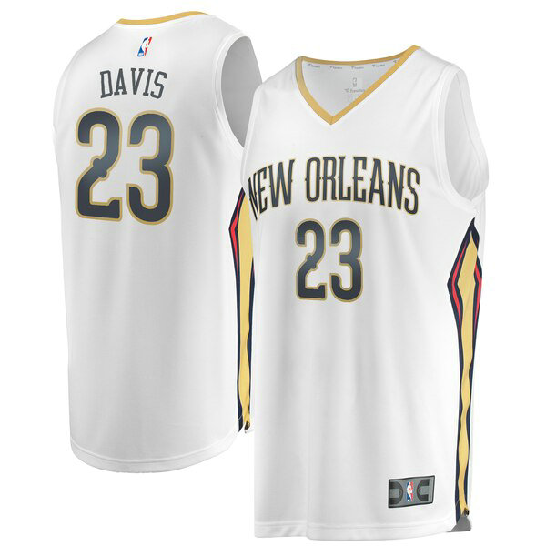 Maillot New Orleans Pelicans Homme Anthony Davis 23 Association Edition Blanc